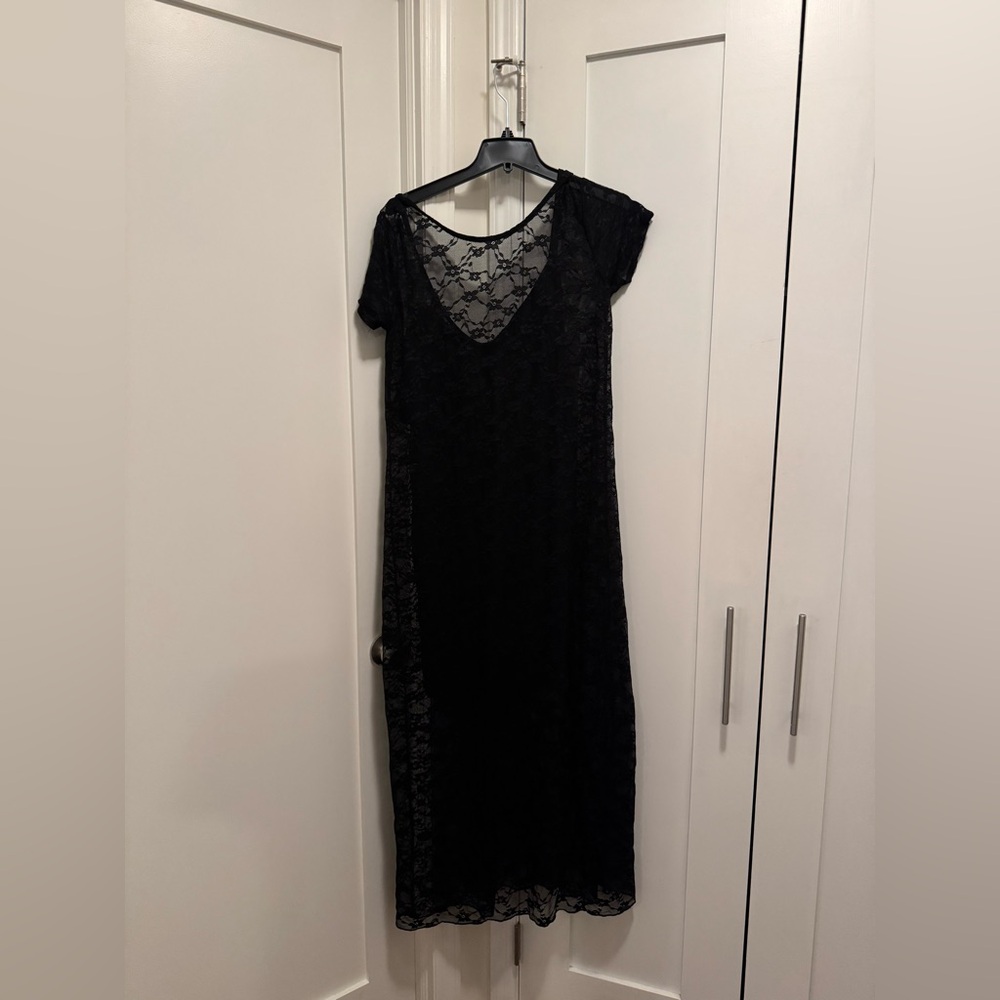 NWOT low back lace dress